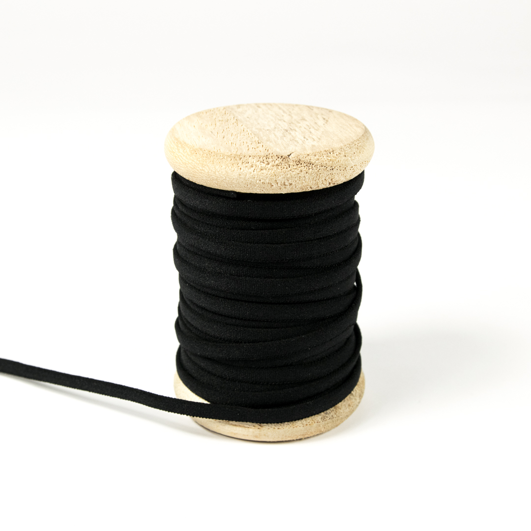 Gummiband/Gummilitze schwarz, 5 mm, 5 m, 3,59 €